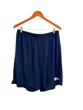 A4 Mens Navy Blue Athletic Shorts XXL With Elastic Waistband & Drawstring